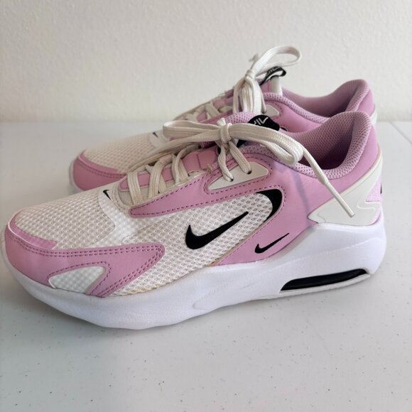 Nike Air Max Bolt CU4152-103 Womens Sneakers Size 6 White Pink Basketball Shoes - Picture 2 of 10